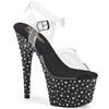 Pleaser - STARDANCE708 Sandale à bride à la cheville, Pole dance chaussures - Noir Product image
